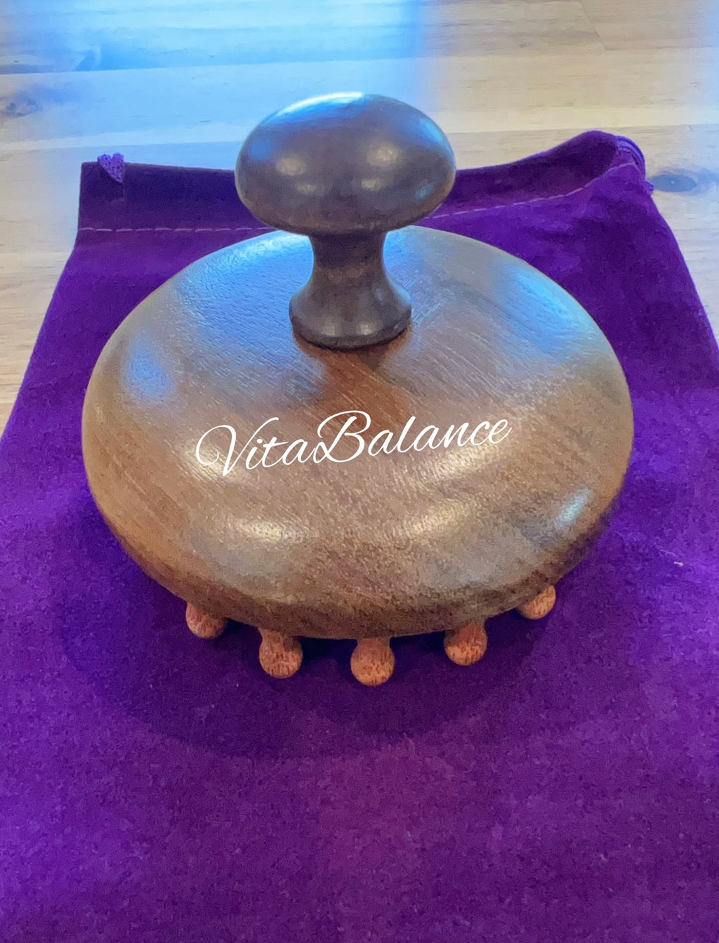 🌿Wood Scalp Massage Brush: Promotes relaxation and stress relief 🌿