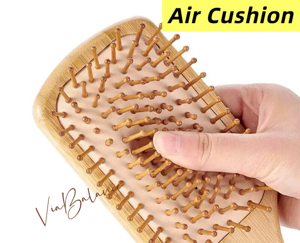✨Square Wooden Air Cushion Hair, Scalp  Massage  Brush