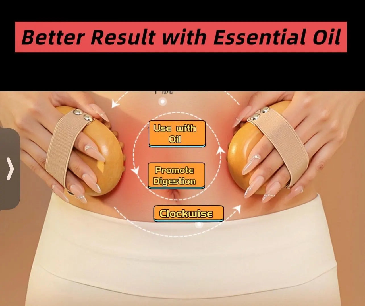 🌿 Wooden Gua Sha Massage Brush – Natural Meridian Body & Wellness Tool & Glow Skin